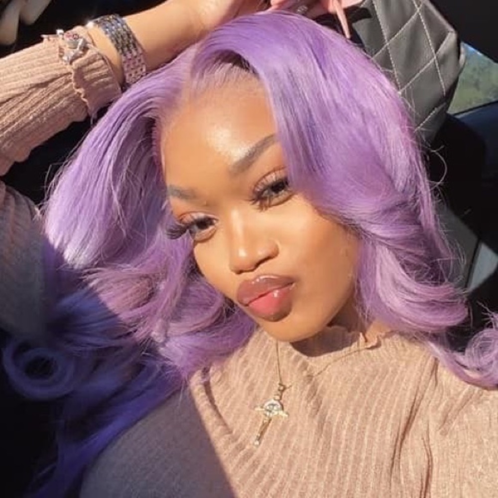 🦄Viv🦄26" PURPLE LACE FRONT WIG 🔖NWT